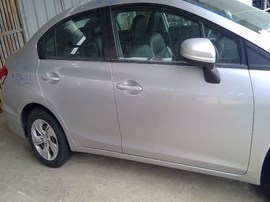 2014 HONDA CIVIC, SILVER, LX, 1.8L, AT,   A25183